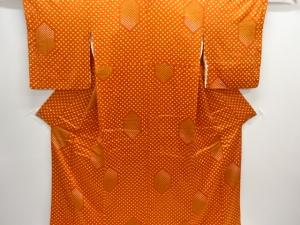 絞り亀甲模様小紋着物